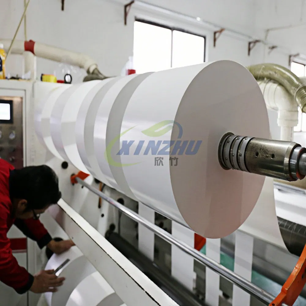 Coated 80GSM Paper Jumbo Roll Semi Glossy Label Material