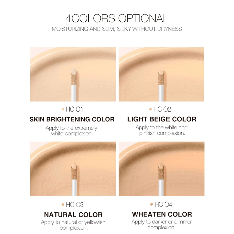 OEM Customized 3D Flawless Brightening Clear Concealer Mist Isolation Repairing Concealer Foundation