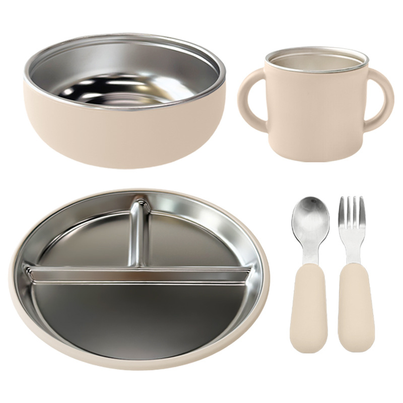 Stainless Steel Bowl with Silicone Lid