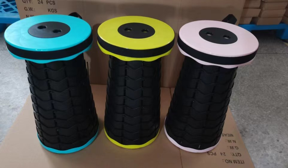 Collapsible Stool Retractable Stool Folding Stool Plastic Camping Stool