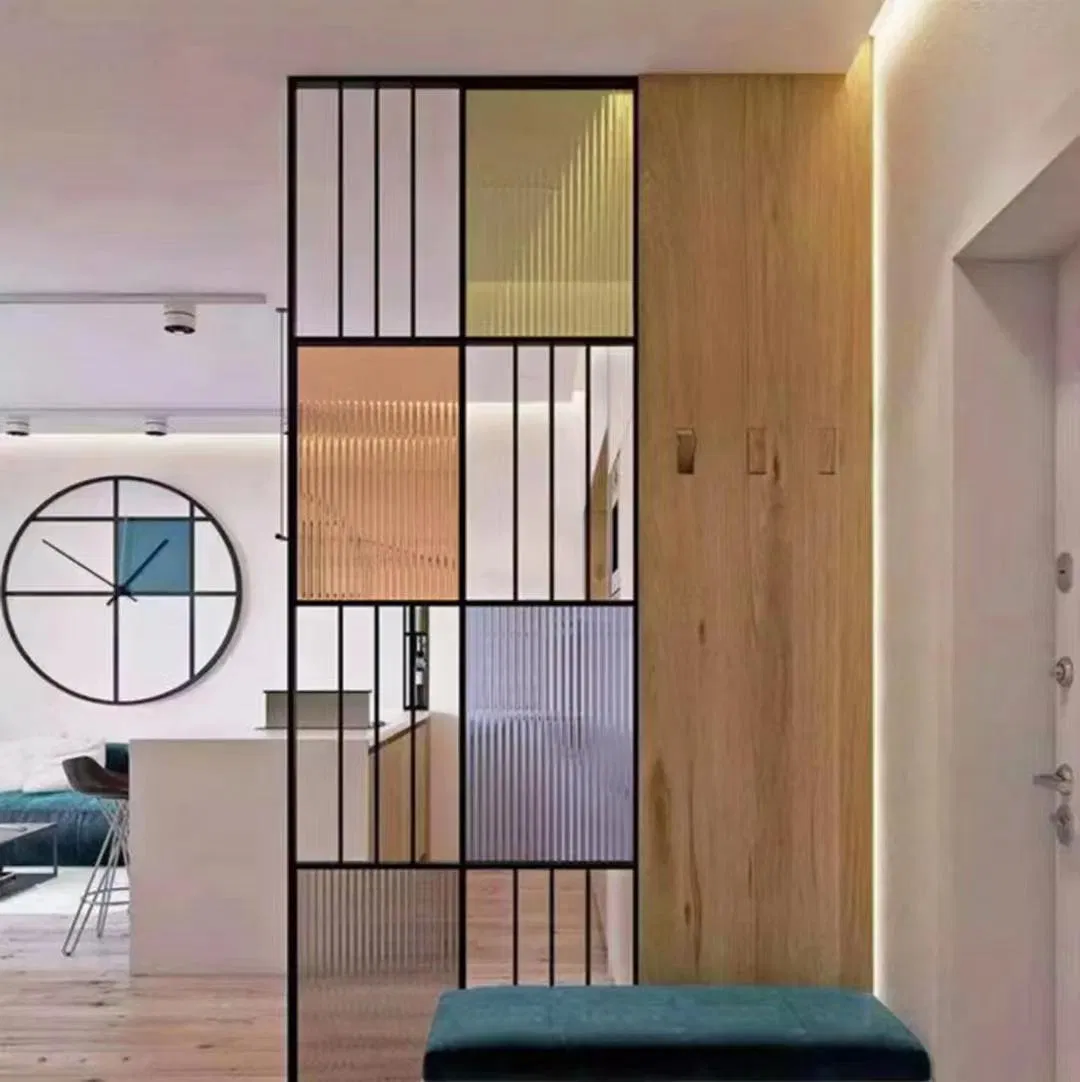 8mm 10mm 12mm Extra Clear Moru Patterned Glass Partitions