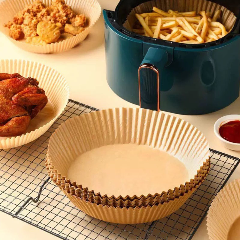 Higher Non-Stick Disposable Parchment Paper Liner Air Fryer Liners for Baking