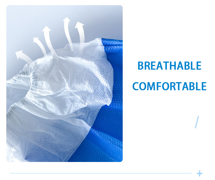 China Wholesale Disposable Anti-Slip Wear-Resistant Waterproof PP+CPE Shoe Cover for Hospital Laboratory Use