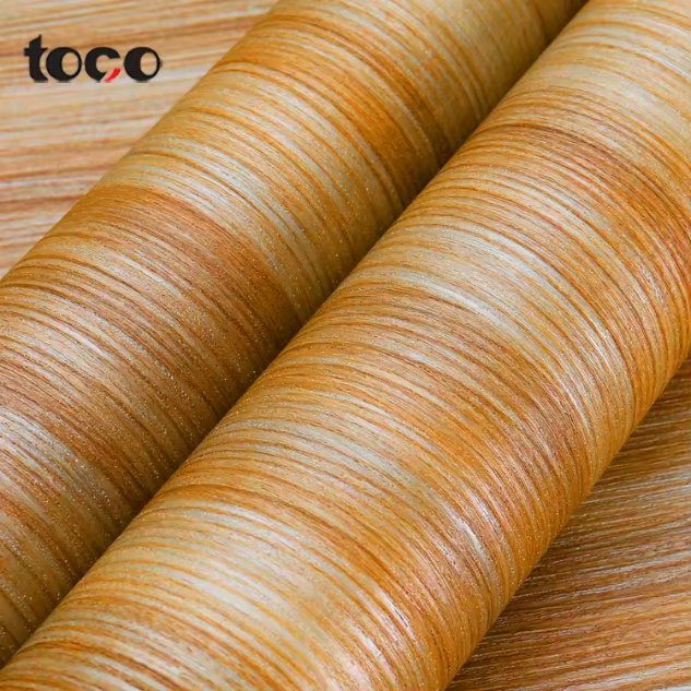 Most Popular Wooden Grain Decorative Wallpaper Sticker Foil PVC Plastic Furniture Film