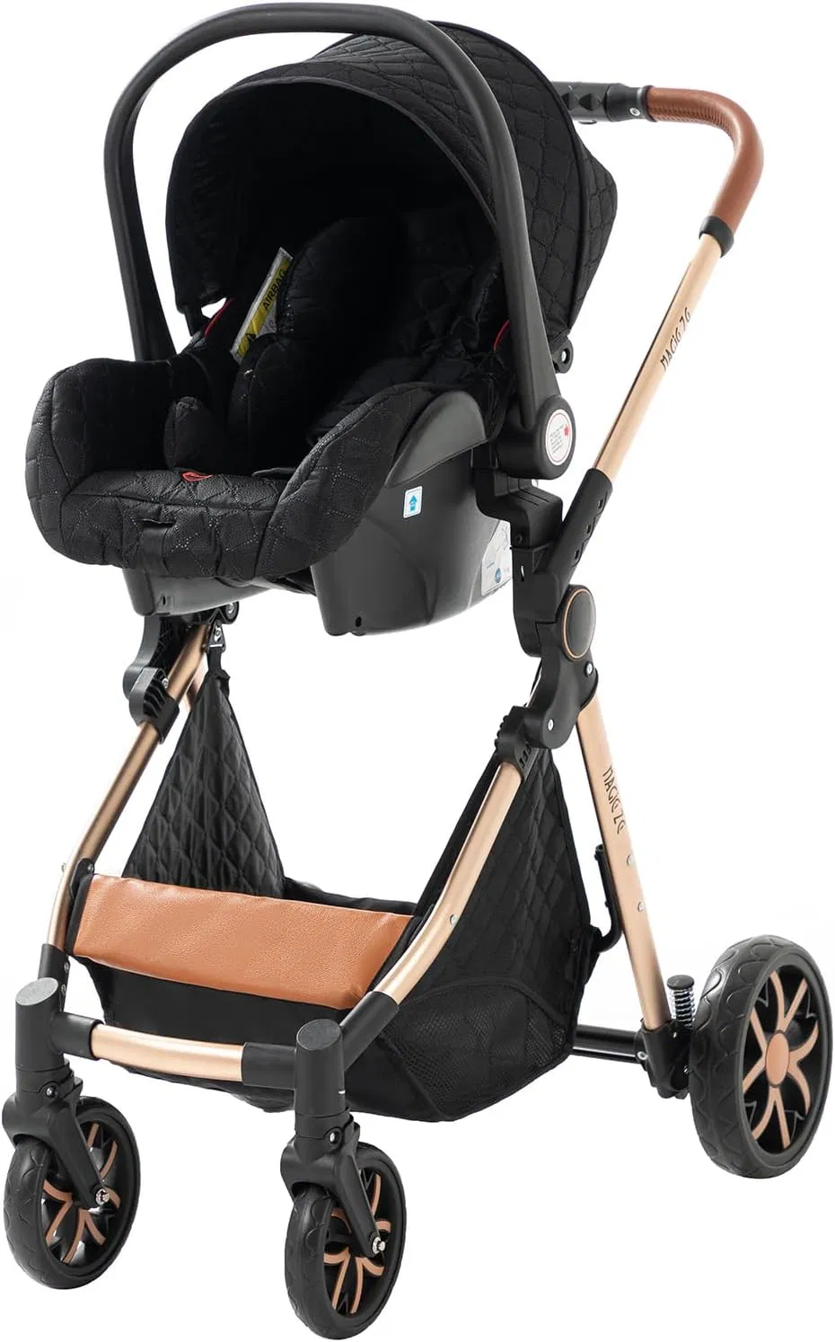 Wholesale Luxury 3-in-1 Multifunction Baby Pram Removable Carry Cot Wholesale Baby Stroller