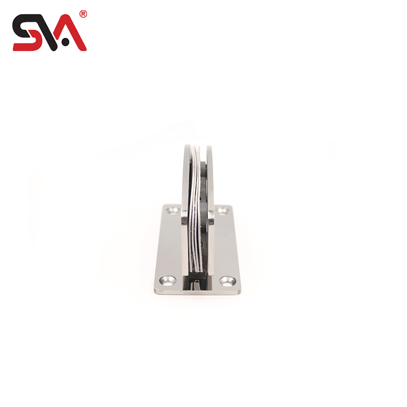 Luxury Style Public Bathroom Glass Splicing Fixed Hardware Hinge Manufacturer