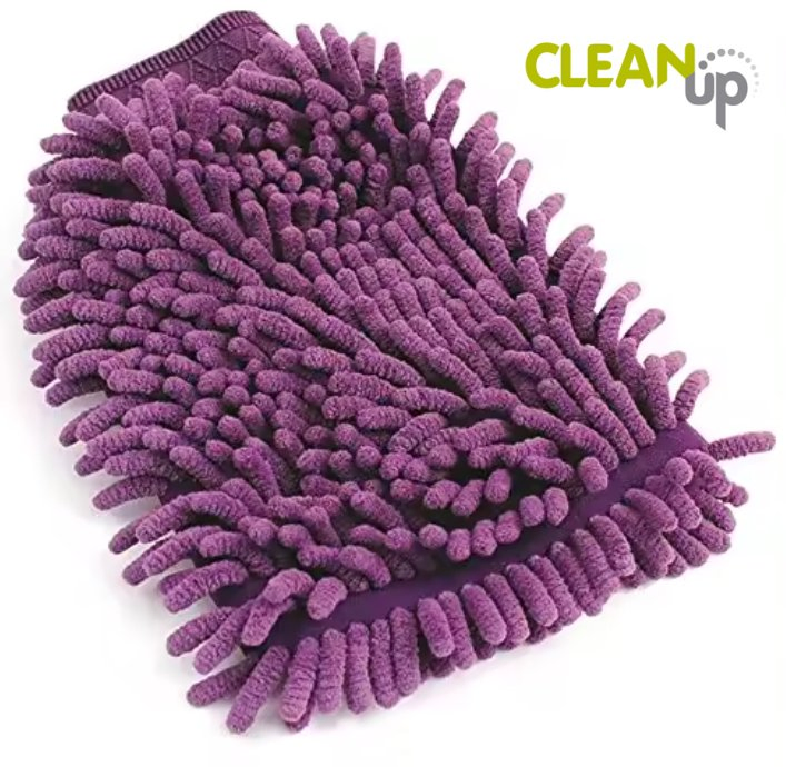 High Quality Quick Dry Chenille Microfiber Car Cleaning Gloves