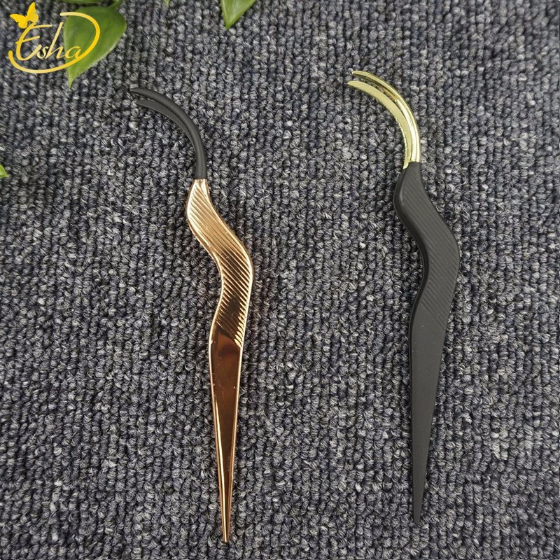 Black Tip Eyelash and Volume Lash Tweezers