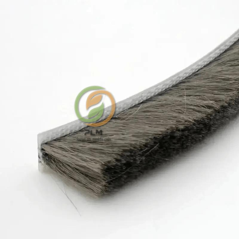 Wind-Proof Flexible Window Brush Pile Seals Dust-Proof PP Weather Bar Anti-Collision Door Wool Pile Weather Strip