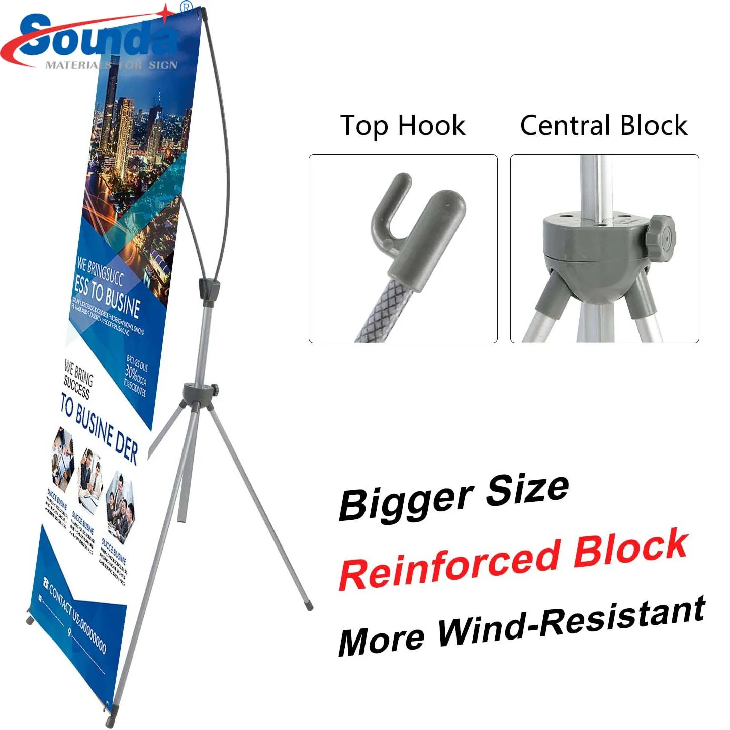 Exhibition Economic X Banner Stand
