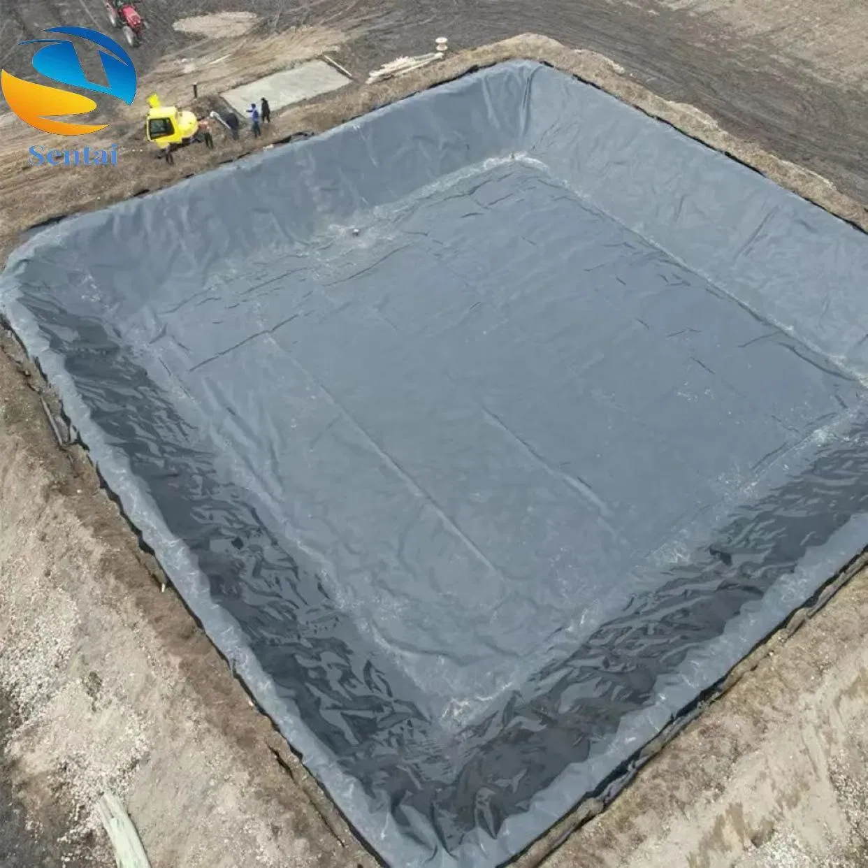 1mm and 2mm Smooth HDPE Geomembrane Landfill Tailings Dam Gold Mine Copper Mine Heap Leaching Tank Pond Liner