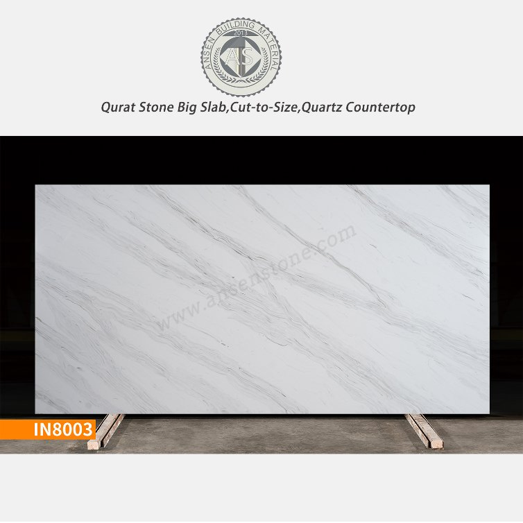 Building Material Artificial Quartz Stone for Solid Surface Customized Prefab Commercial Worktop Stone Top Kitchen Countertops