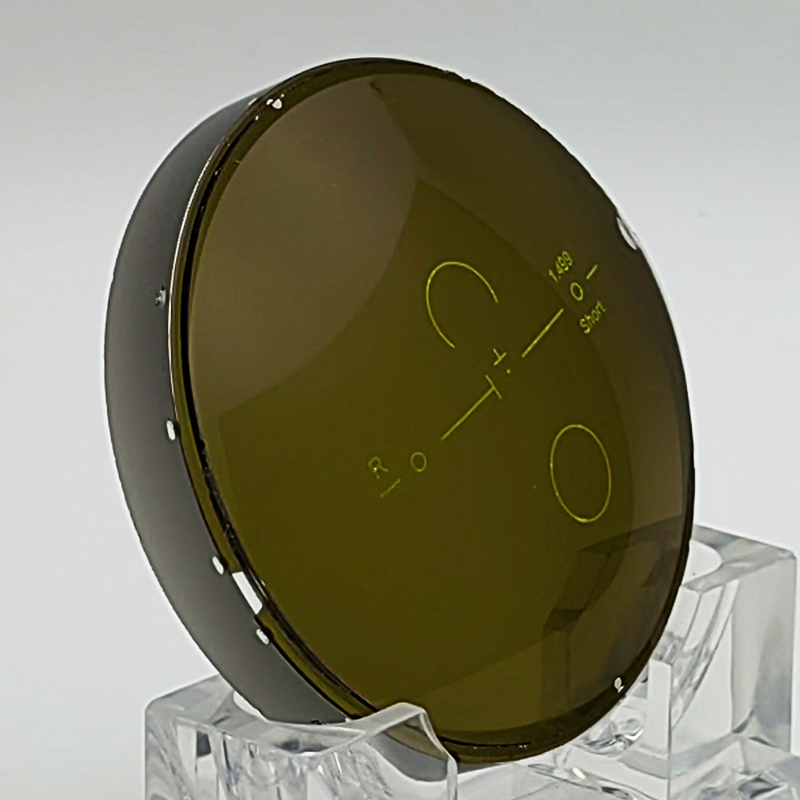 Semi-Finished 1.499 Polarized Progressive Uncoated Short Base400 Color B15 Optical Ophthalmic Lens