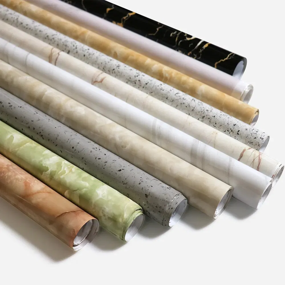 3D Effect Waterproof Long Durability PVC Wood Grain Texture Furniture Wall Decoration Self Adhesive Vinyl Film