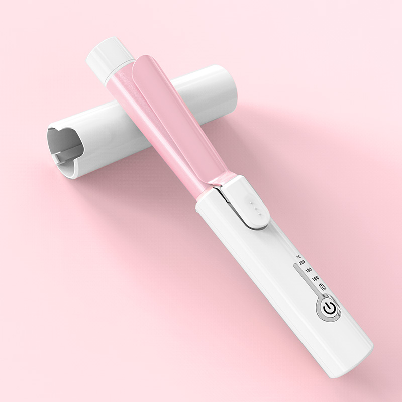Bidisco Portable Hair Styling Tools Auto Wireless Curling Iron Rotating Rechargeable Cordless Hair Curler