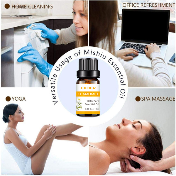 Private Label Wound Ulcers Sores Eczema Healing Anti-Inflammation Chamomile Essential Oil SPA Relaxing Skin Care Product