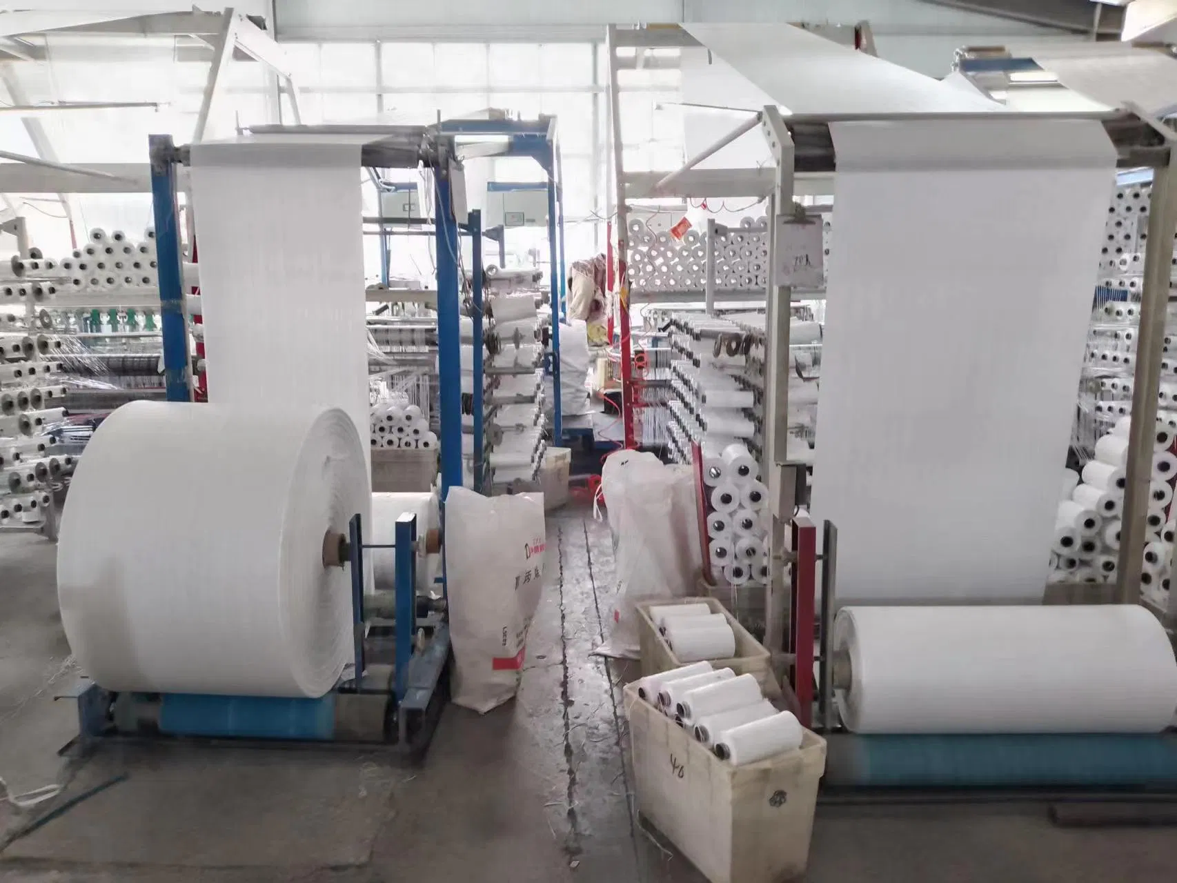 Wholesale Polypropylene Woven Bag Sack Rolls Tubular Fabric for PP Woven Bags