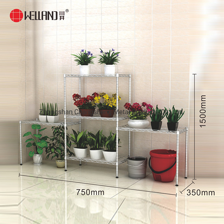Decorative Metal Flower Shelf Stand 3 Tier Versatile Indoor Plant Shelf Houseplant Insert Natural Appeal Into The Fresh Interior