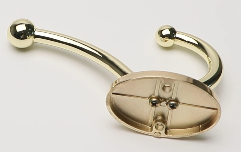 Mdyg04K Die-Cast Zinc Coat Hook, Gold Finish