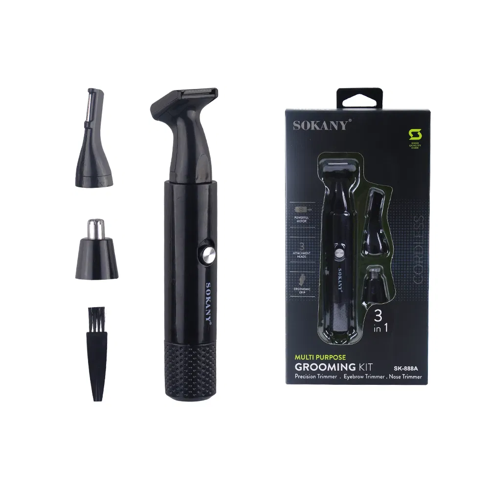 Stock 3 in 1 Nose Trimmer Set Multi-Function Ear Nose Hair Trimmer