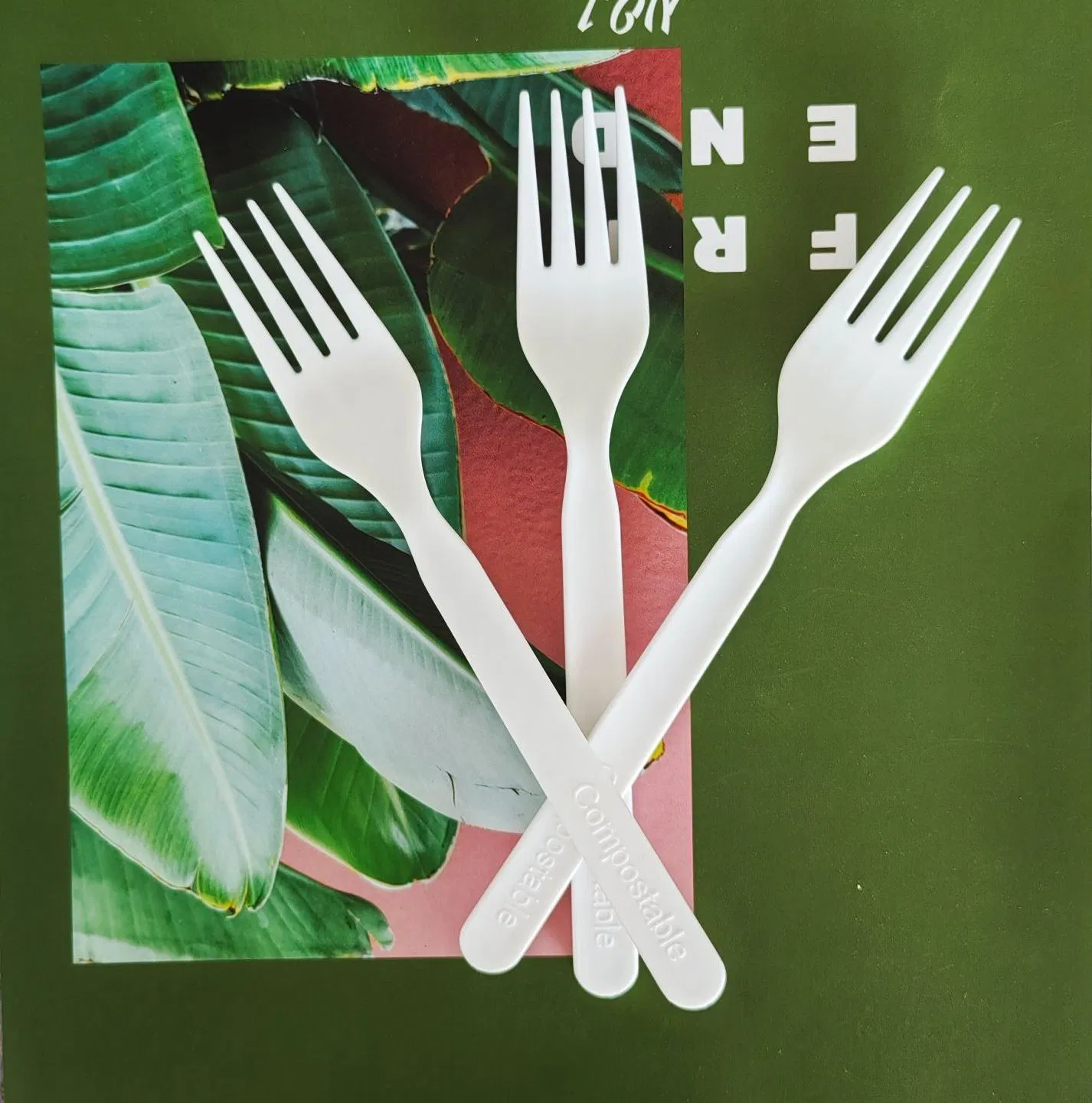 High Quality Factory Price Eco Compostable Forks Disposable PLA Cutlery Fork Knife