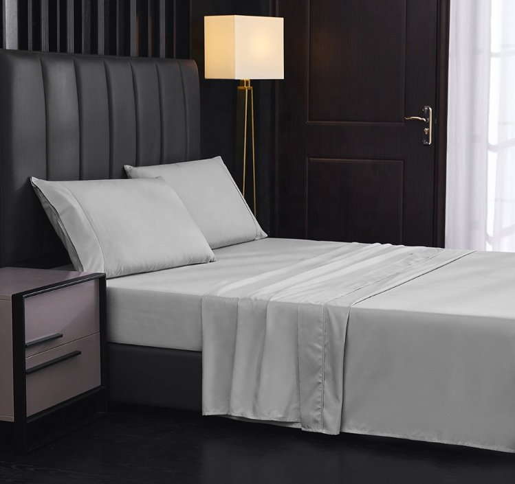 Wholesale Hot Sale Woven Home Textile Sheet Sets 300 Thread Count Bedsheet Bed Sheet Bedding Set