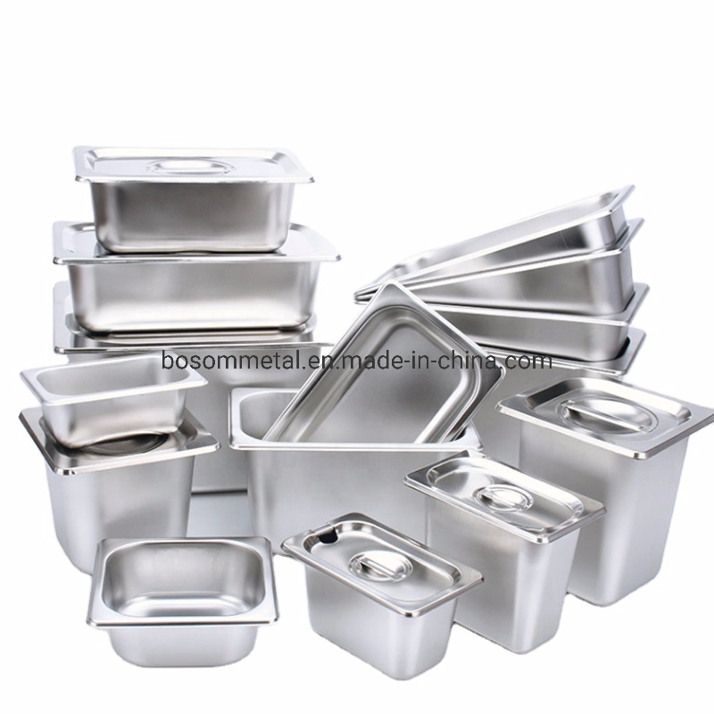 China Made Kitchenware Stainless Steel Gastronorm Food Container Gn Pan