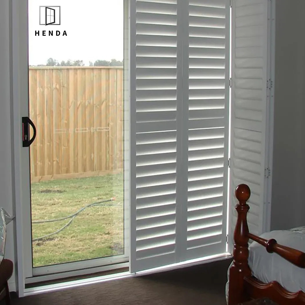 Wholesale Price Aluminium Louvers Blades Double Swing Door for House Building