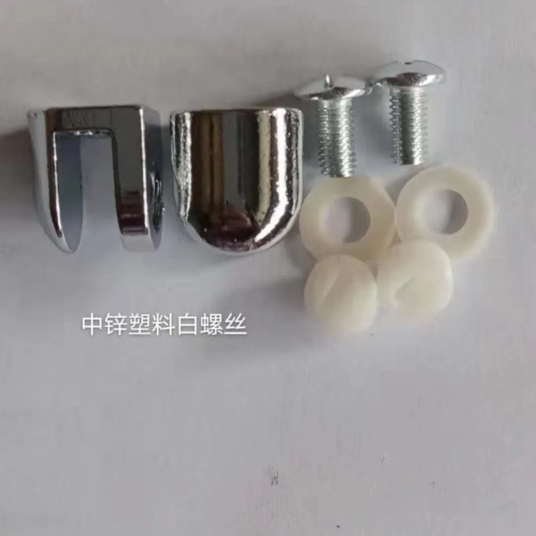 Chrome Gold Plated Zinc Brass Bathroom Mirror Glass Fitting Clap