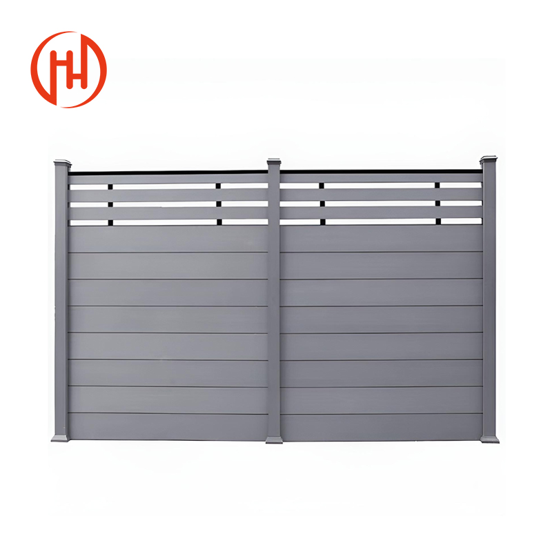 Heavy Duty Aluminum Horizontal Slat Fencing Screen Metal Garden Slat Fence