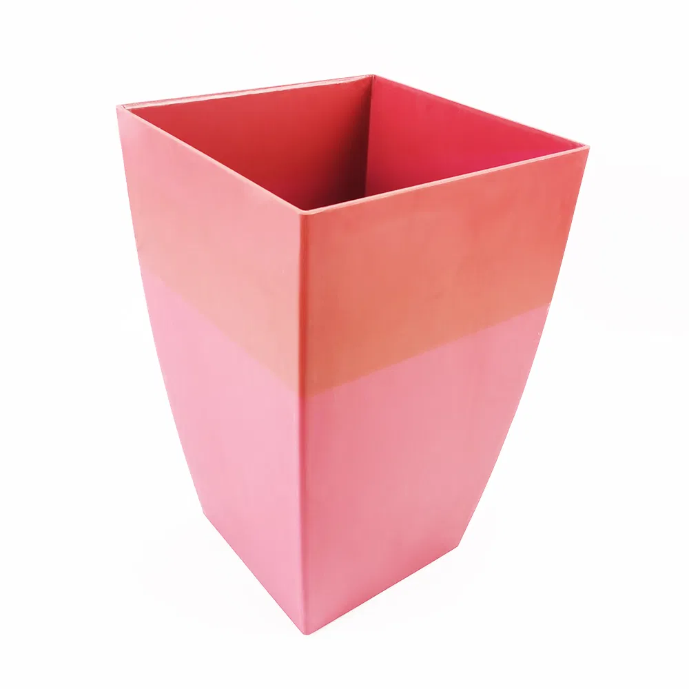 Large Capacity Minimalist Rectangular Garden Flower/Plant Pot PP Plastic Planter for Home Use