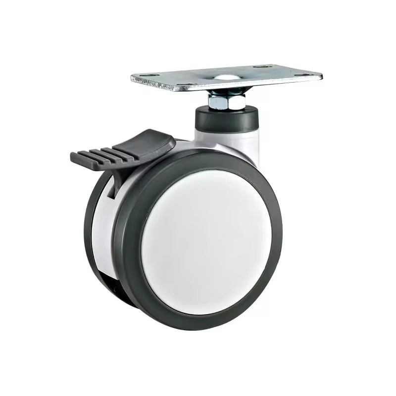 Medical Wheels Light Hospital Noise Free Rotating with Brake Medical Bed Wheels