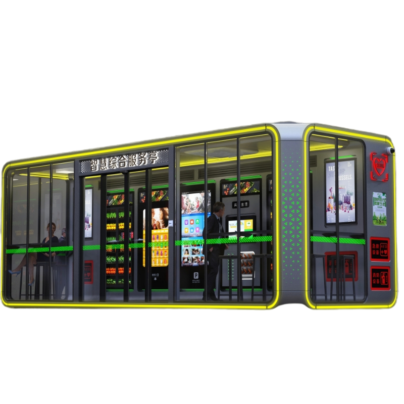 Modern Street Vendor Booth for Shopping Malls & Urban Spaces Vending Machine