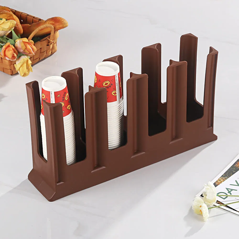 Best-Selling Multi-Slot Cup Holder: Easy Access for Disposable Drink Cups & Plates