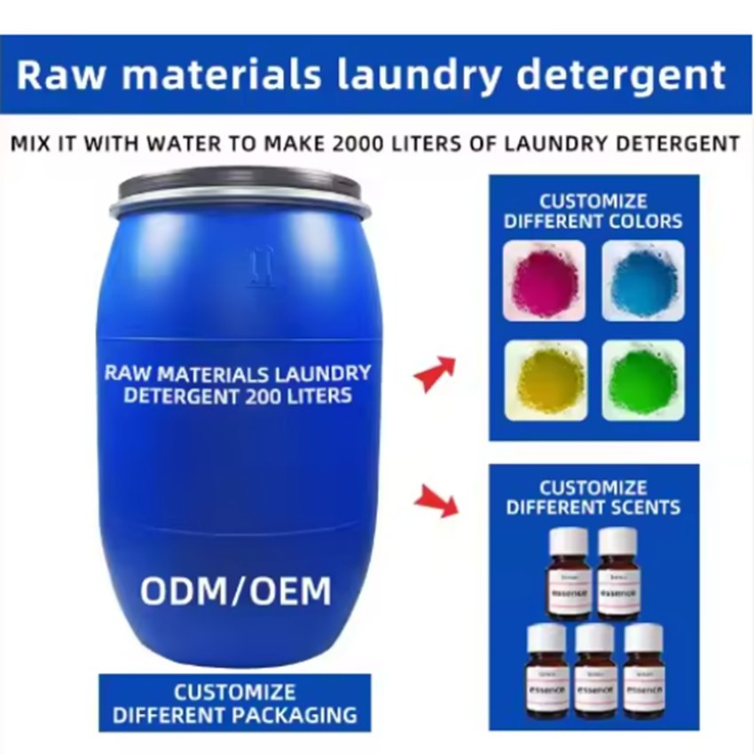 Concentrated Detergent 1: 4 1: 10 1: 20 Customized Laundry Liquid Detergent