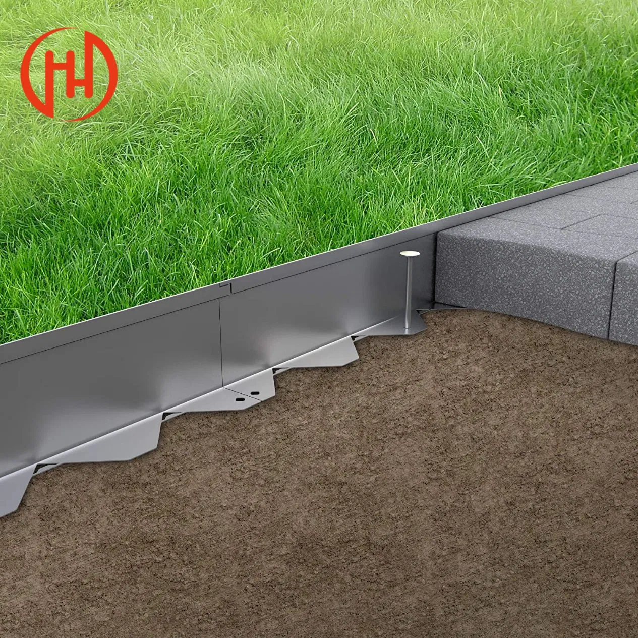 Wholesale Aluminum Lawn Edge Easy Bending Metal Landscape Borderaluminum Garden Edging