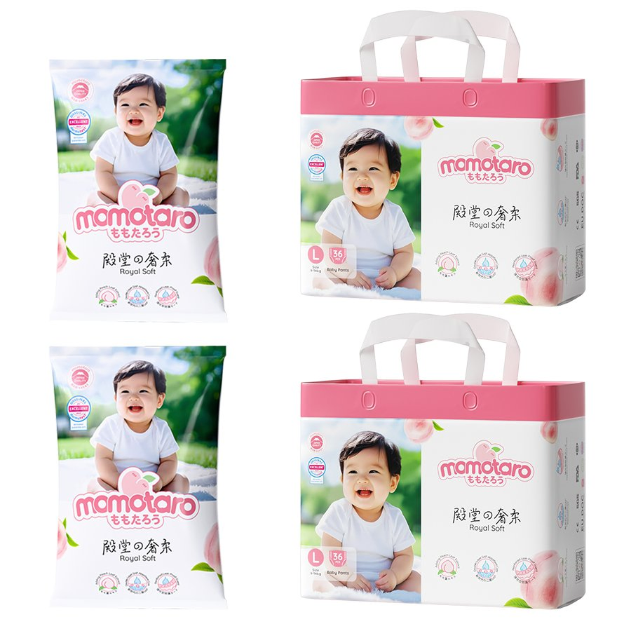 Детские подгузники Momotaro, мягкие и дышащие