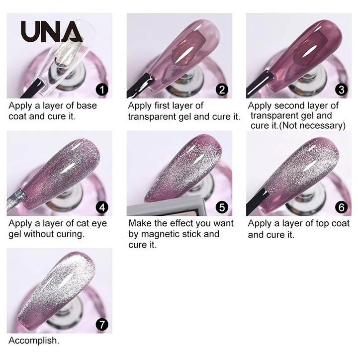 Wholesale 9d Super Cat Eye Gel Soak-off Top Coat Nail Polish UV Cat Eye Gel Nail Polish