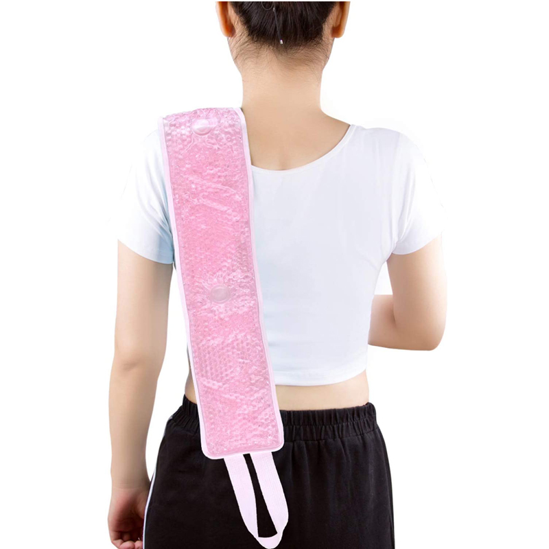 Hot Cold Therapy Gel Bead Neck Shoulder Body Cooling Wrap