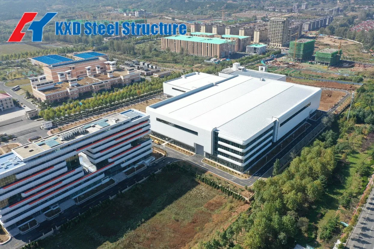 Structural Roofing Frame Part Carbon Steel Steel Structure Office Building