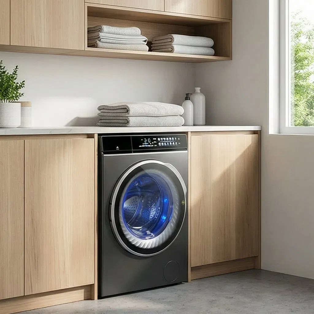 Premium 575mm Crown Big Door Washing Machine for Home Use