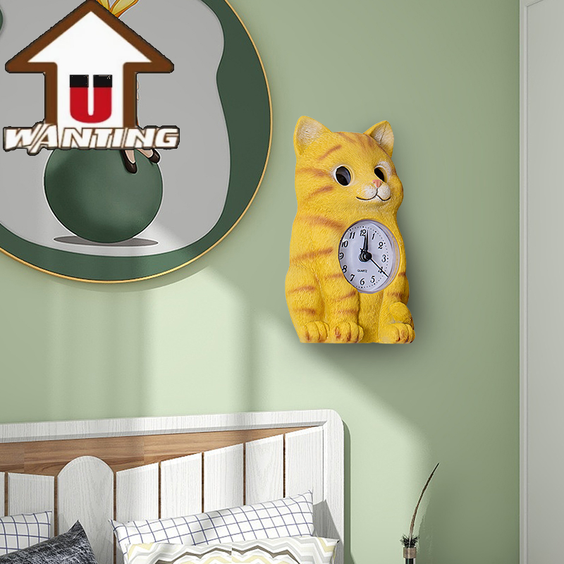 New Design Desktop Clock Home Decoration Office Decor Animal Craft Creative Decorative