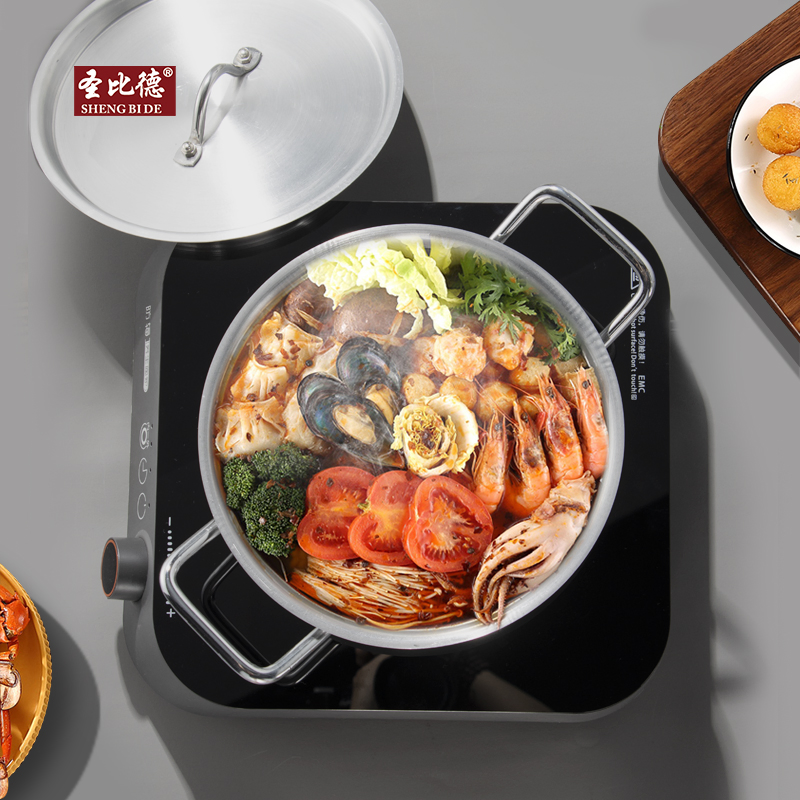 Wholesale 14PCS Kitchen Home Cooking Pot Casserole Aluminum Cookware Set