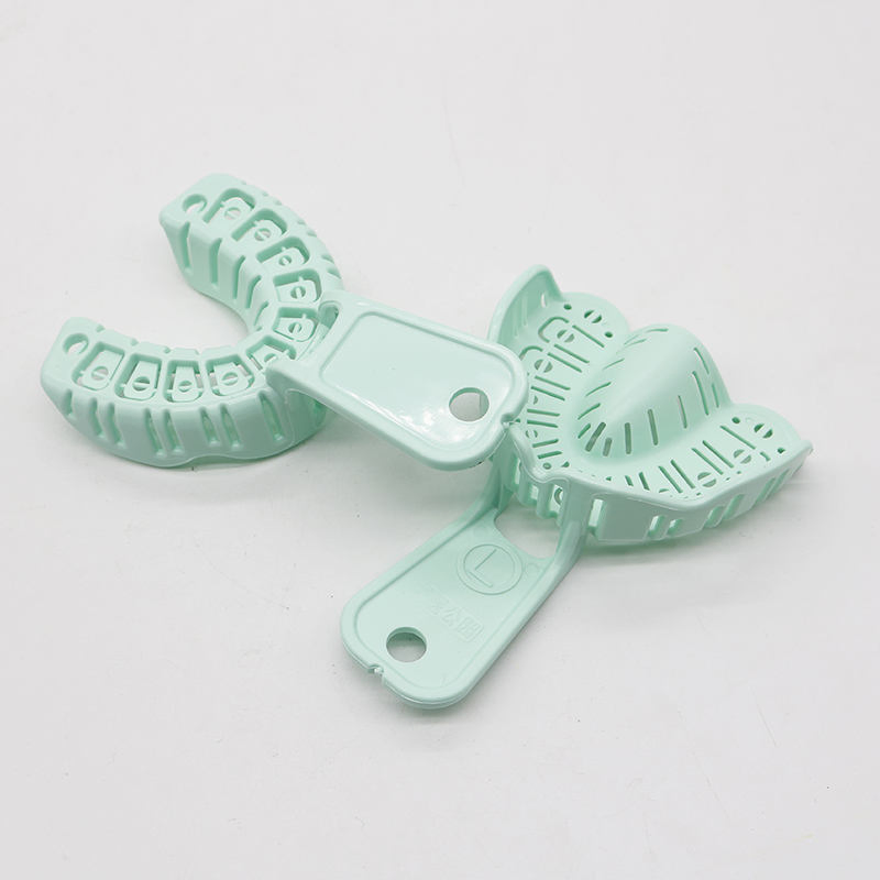 Disposable Plastic Dental Implant Impression Tray Kit Rim Locks with L/M/S Size