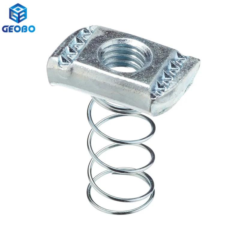 Solar Accessories Carbon Steel Stainless Steel Channel Spring Nut