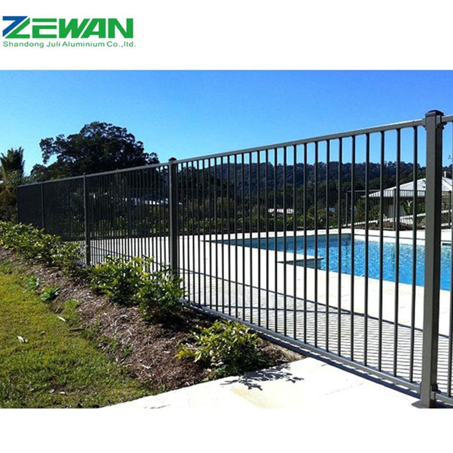 Custom Decorative Outdoor Aluminum Swimming Pool Fencing Panels Metal Garden Fence