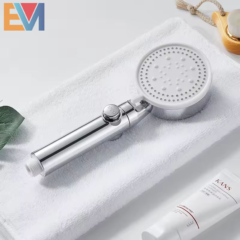 High Pressure Water Saving 5 Mode Adjustable Water Massage Bathroom Handheld Shower Head