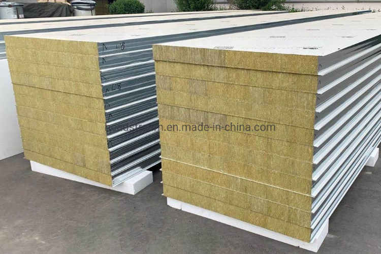 Insulated and Fireproof PU/PIR/Rock Wool/Glass Wool/EPS Sandwich Panels