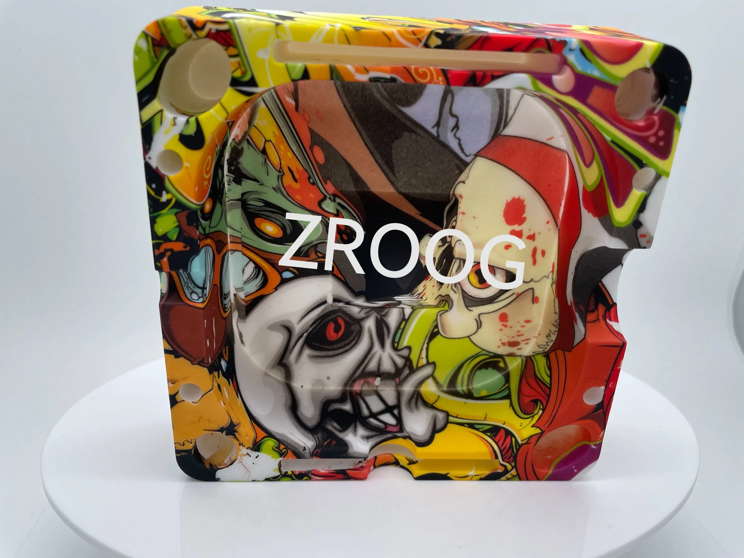 High Temperature Heat Resistant Round Design Cigars Cigarettes Ash Tray for Outdoor