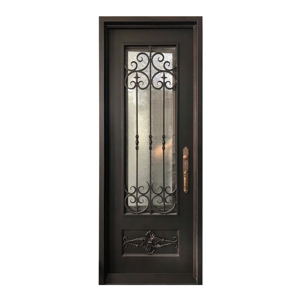 Brown Color Modern Design Good Quality Steel Front Steel Other Door